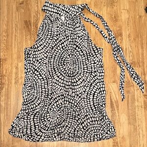 White House Black Market Silk Halter Top